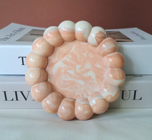 Prato Bubble Mármore - Redondo