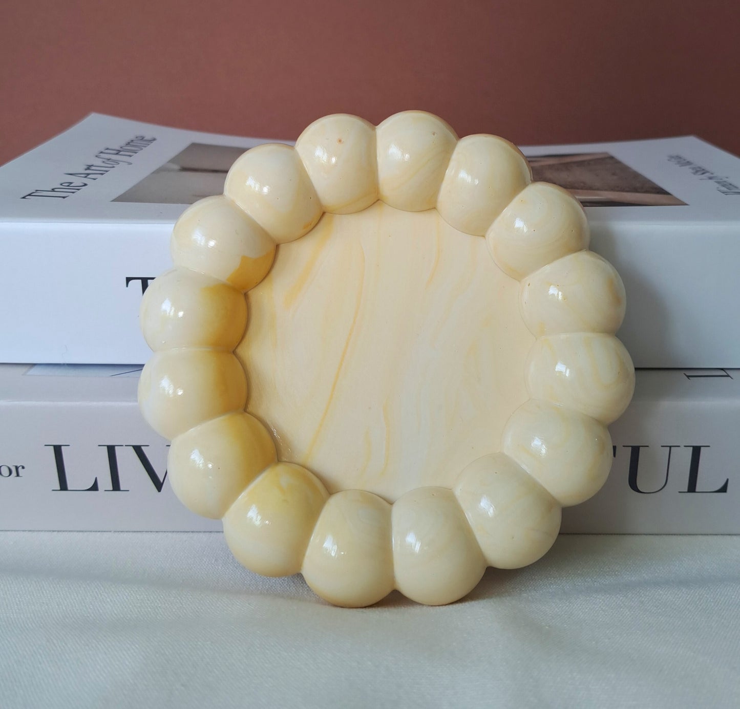 Prato Bubble Mármore - Redondo